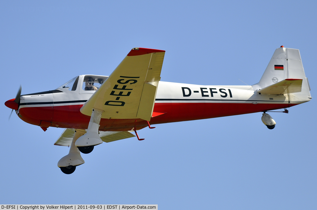 D-EFSI, 1961 Bolkow Bo-207 C/N 213, at Hahnweide