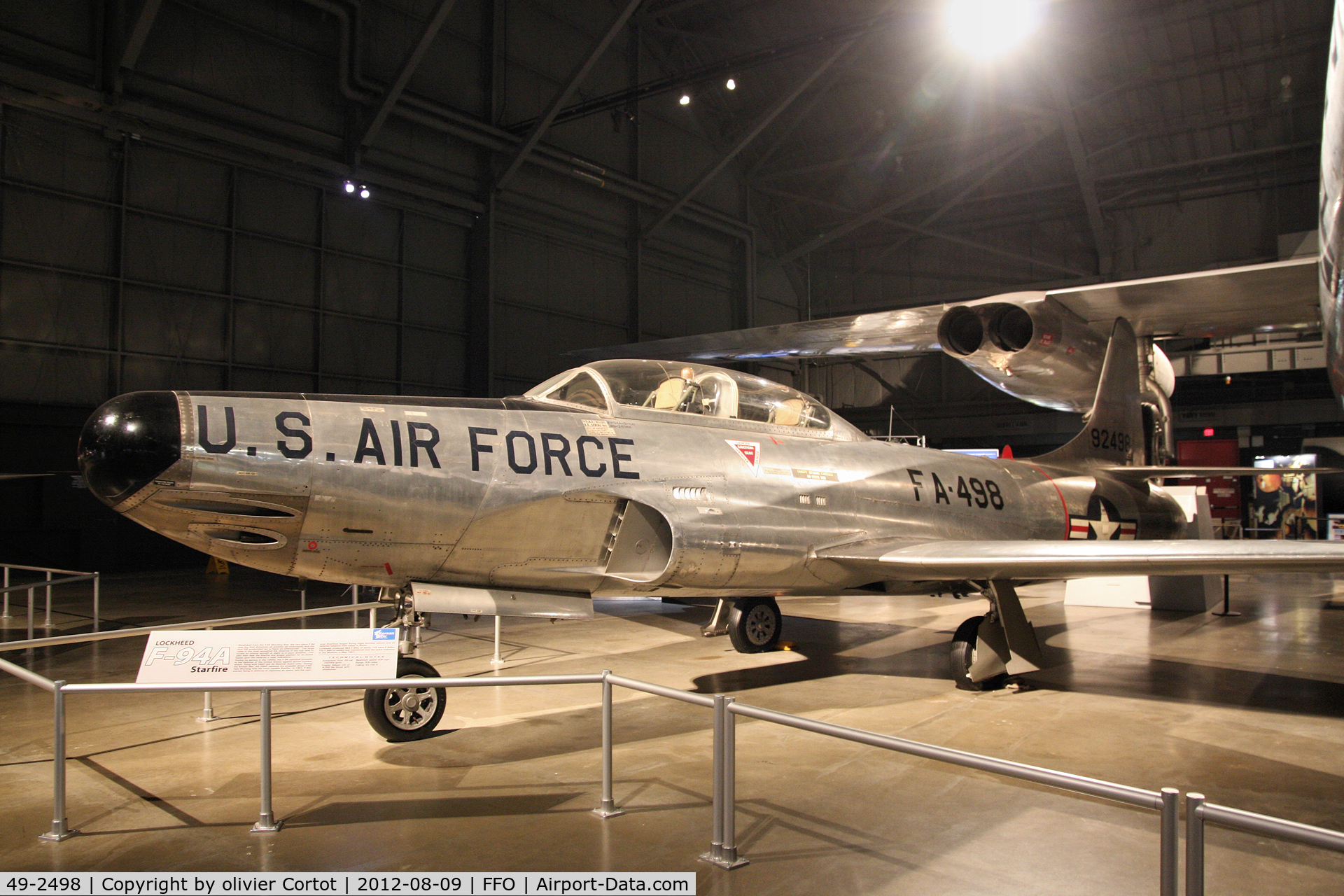 49-2498, 1949 Lockheed F-94A-5-LO Starfire C/N 780-7020, Nice early version of the F-94