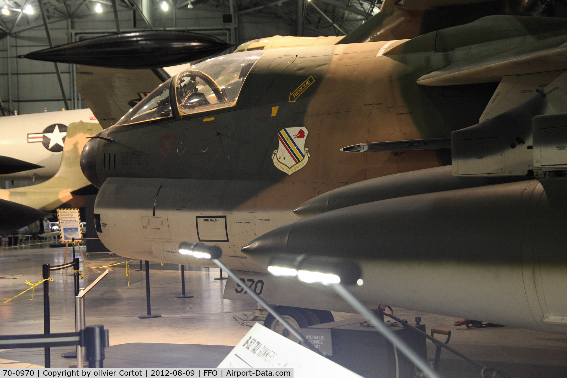 70-0970, 1970 LTV A-7D Corsair II C/N D-116, The A-7 is not very common in US museums...