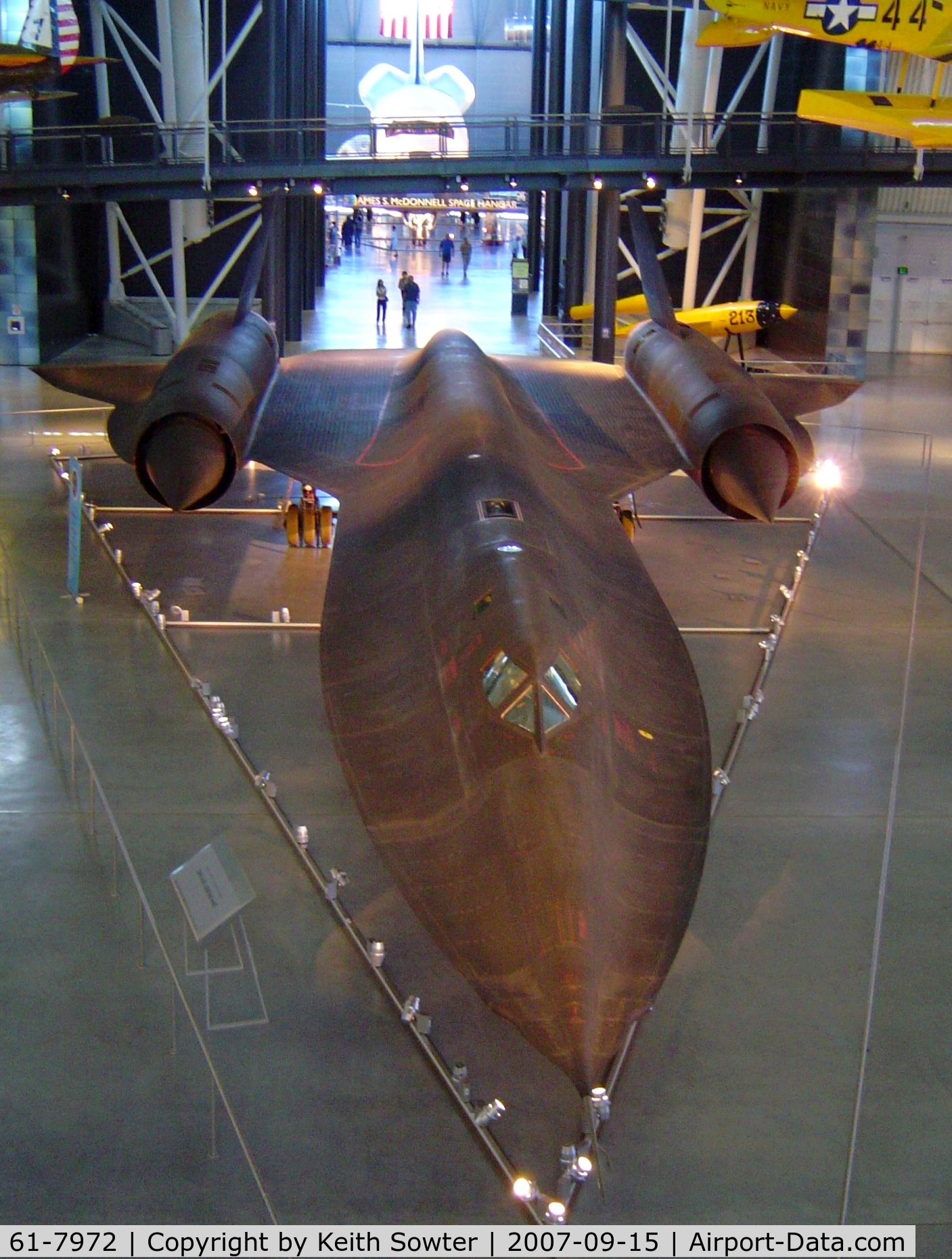 61-7972, 1961 Lockheed SR-71A Blackbird C/N 2023, Smithsonian Museum
