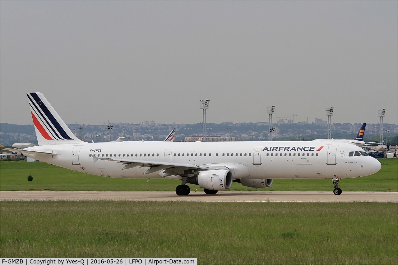 F-GMZB, 1994 Airbus A321-111 C/N 509, Airbus A321-111, take off run rwy 08, Paris-Orly airport (LFPO-ORY)