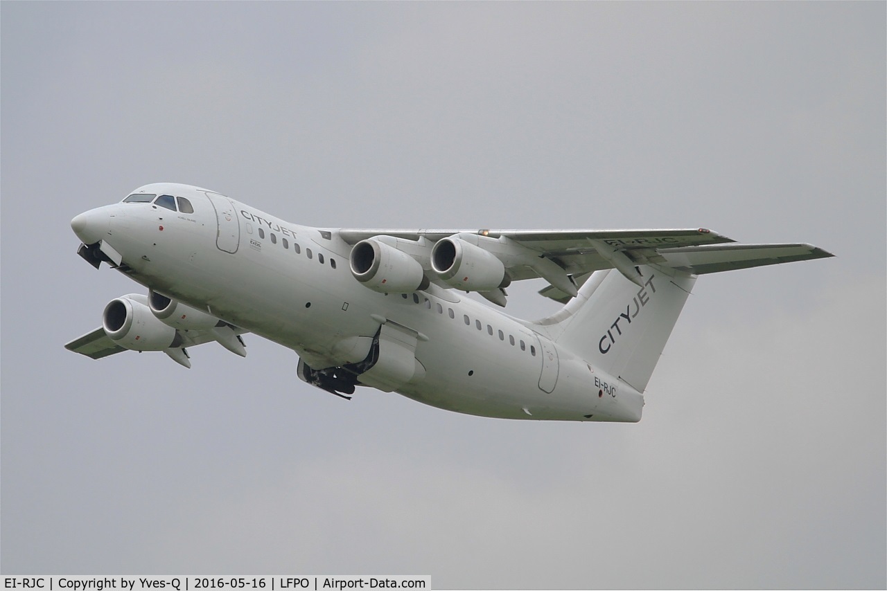 EI-RJC, 1998 British Aerospace Avro 146-RJ85 C/N E.2333, British Aerospace RJ85, Take off rwy 24, Paris Orly Airport (LFPO-ORY)