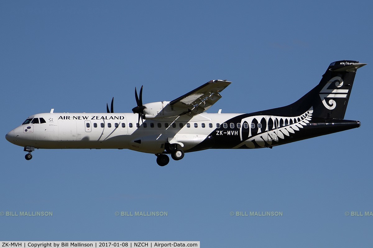 ZK-MVH, 2015 ATR 72-212A C/N 1304, NZ5787 from ROT