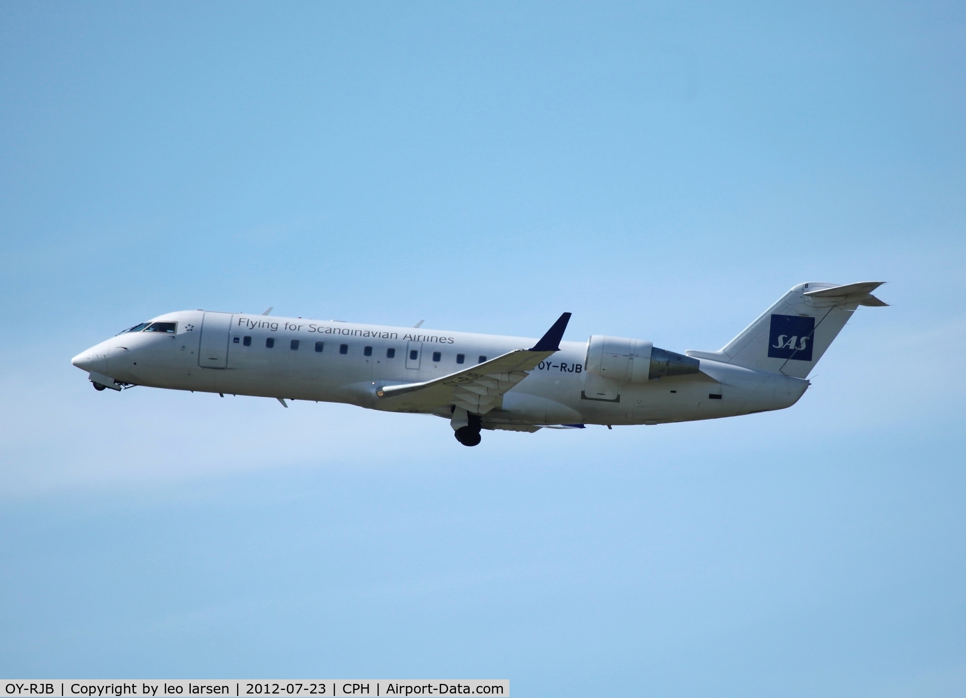 OY-RJB, 2000 Canadair CRJ-200LR (CL-600-2B19) C/N 7419, Copenhagen 23.7.2012