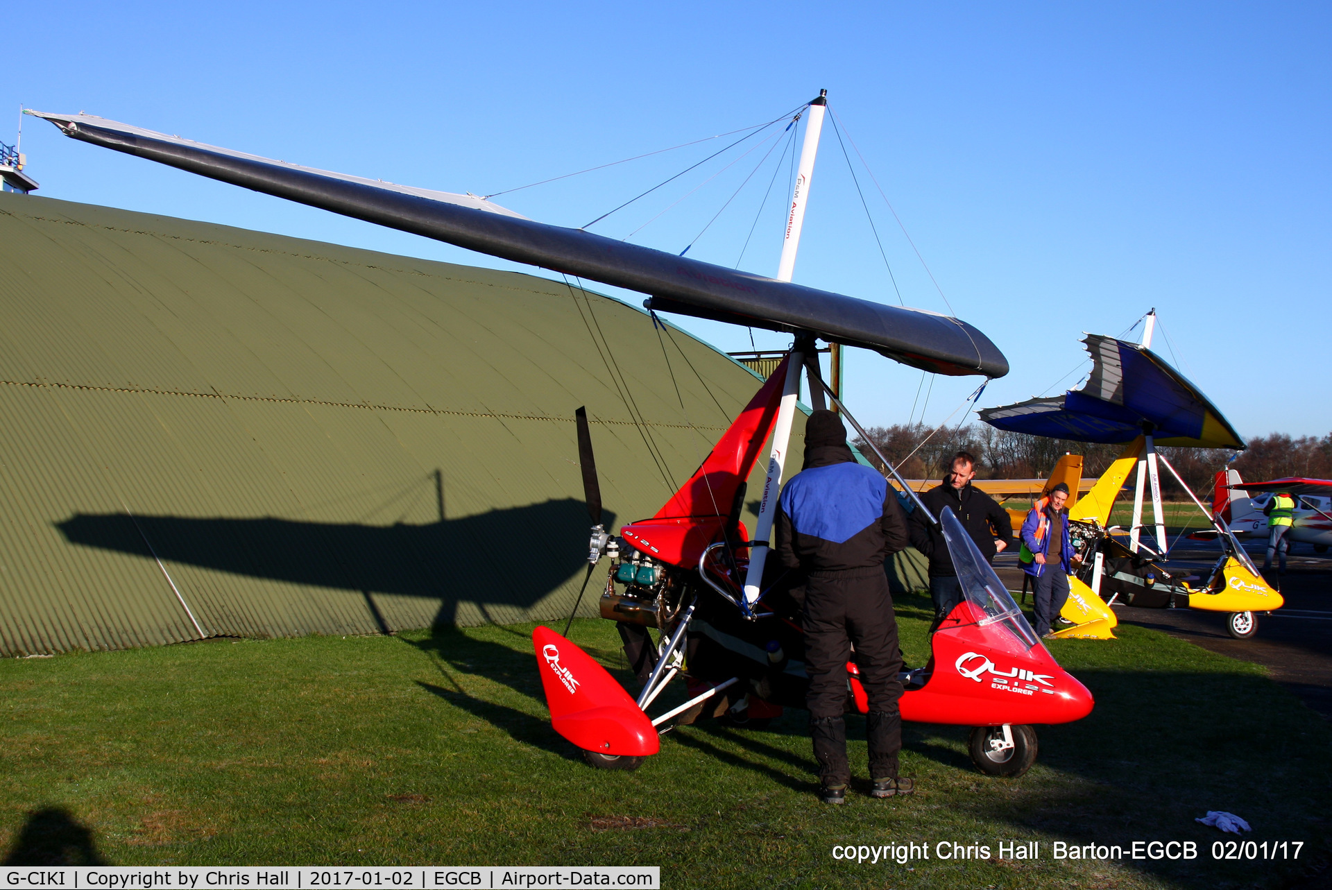 G-CIKI, 2014 P&M Aviation Pegasus Quik C/N 8703, at Barton