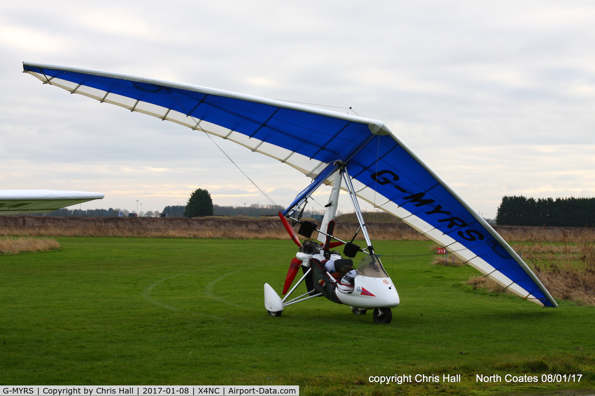 G-MYRS, 1994 Solar Wings Pegasus Quantum 15 C/N 6803, at the Brass Monkey fly in, North Coates