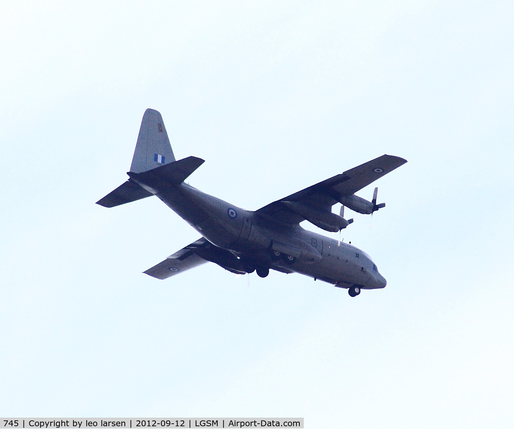 745, Lockheed C-130H Hercules C/N 382-4716, Samos 12.9.2012