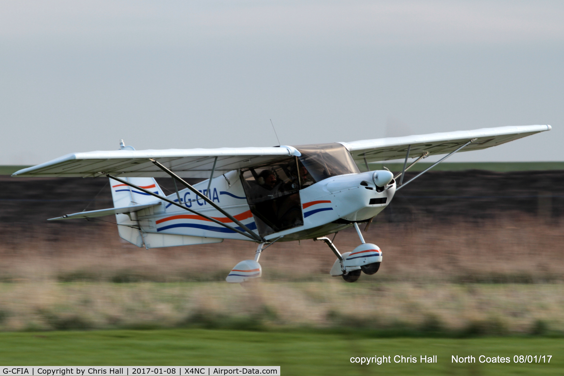 G-CFIA, 2008 Skyranger Swift 912S(1) C/N BMAA/HB/561, at the Brass Monkey fly in, North Coates