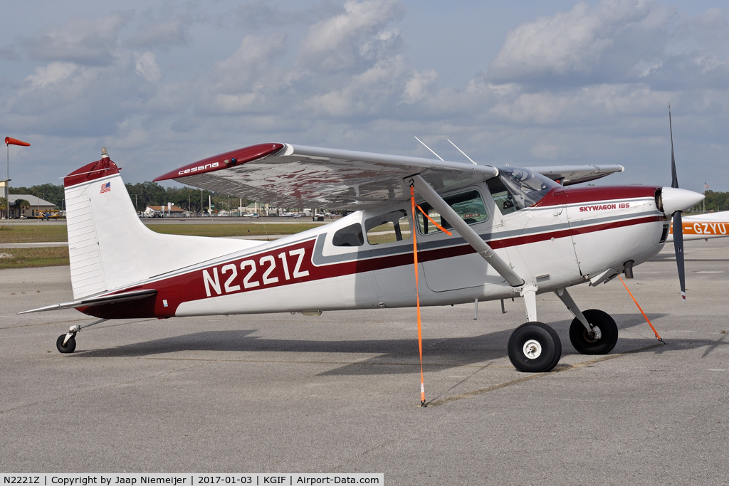 N2221Z, 1962 Cessna 185A Skywagon C/N 1850319, on wheels again