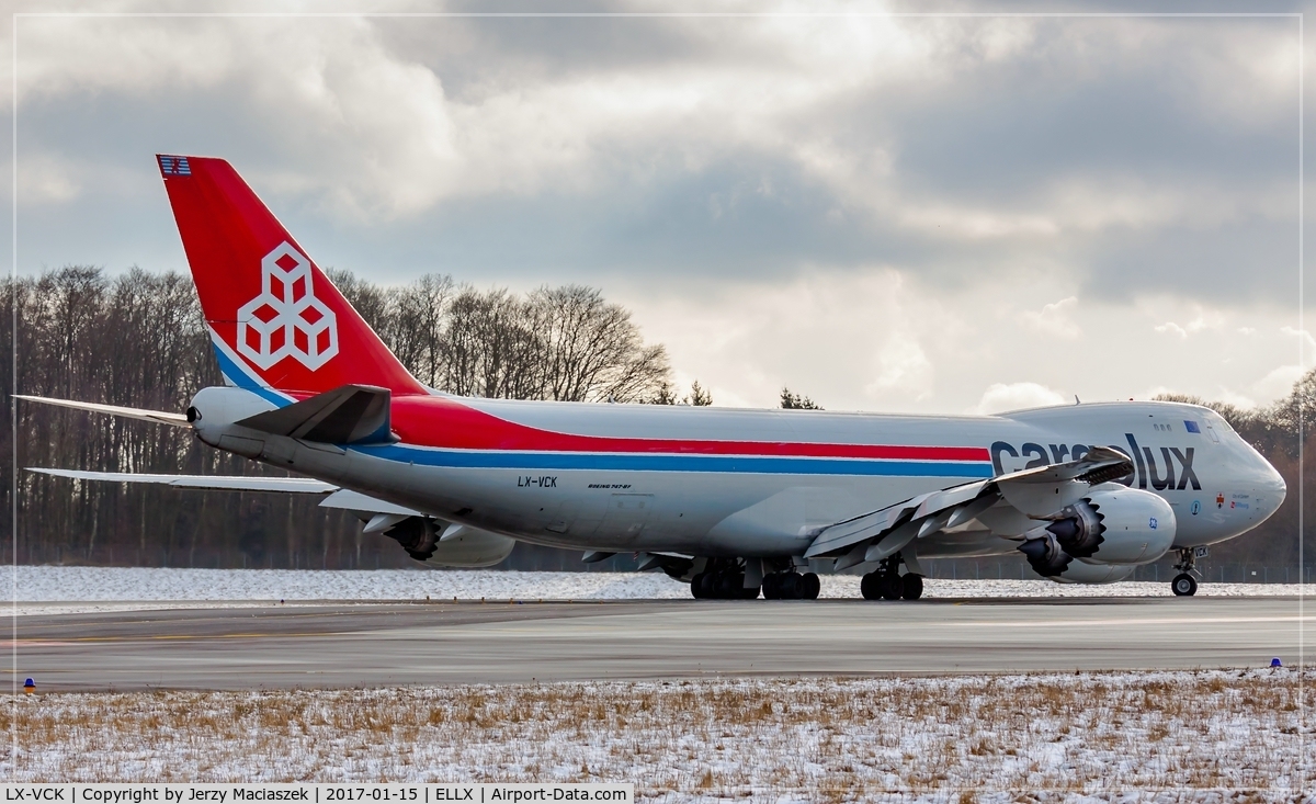 LX-VCK, 2014 Boeing 747-8R7F C/N 38078, (City of Contern), 2014 Boeing 747-8R7F