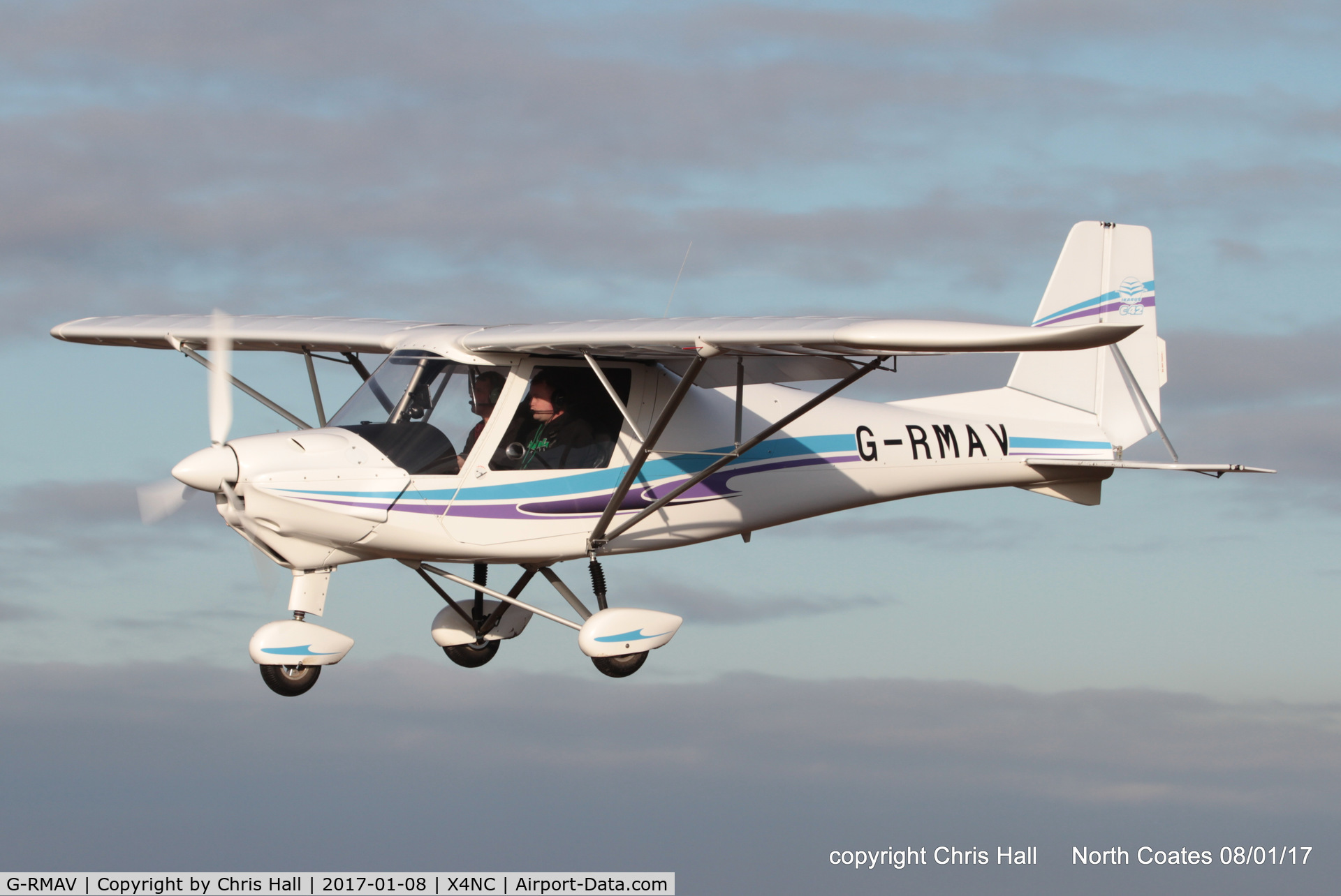 G-RMAV, 2015 Comco Ikarus C42 C/N 1502-7358, at the Brass Monkey fly in, North Coates