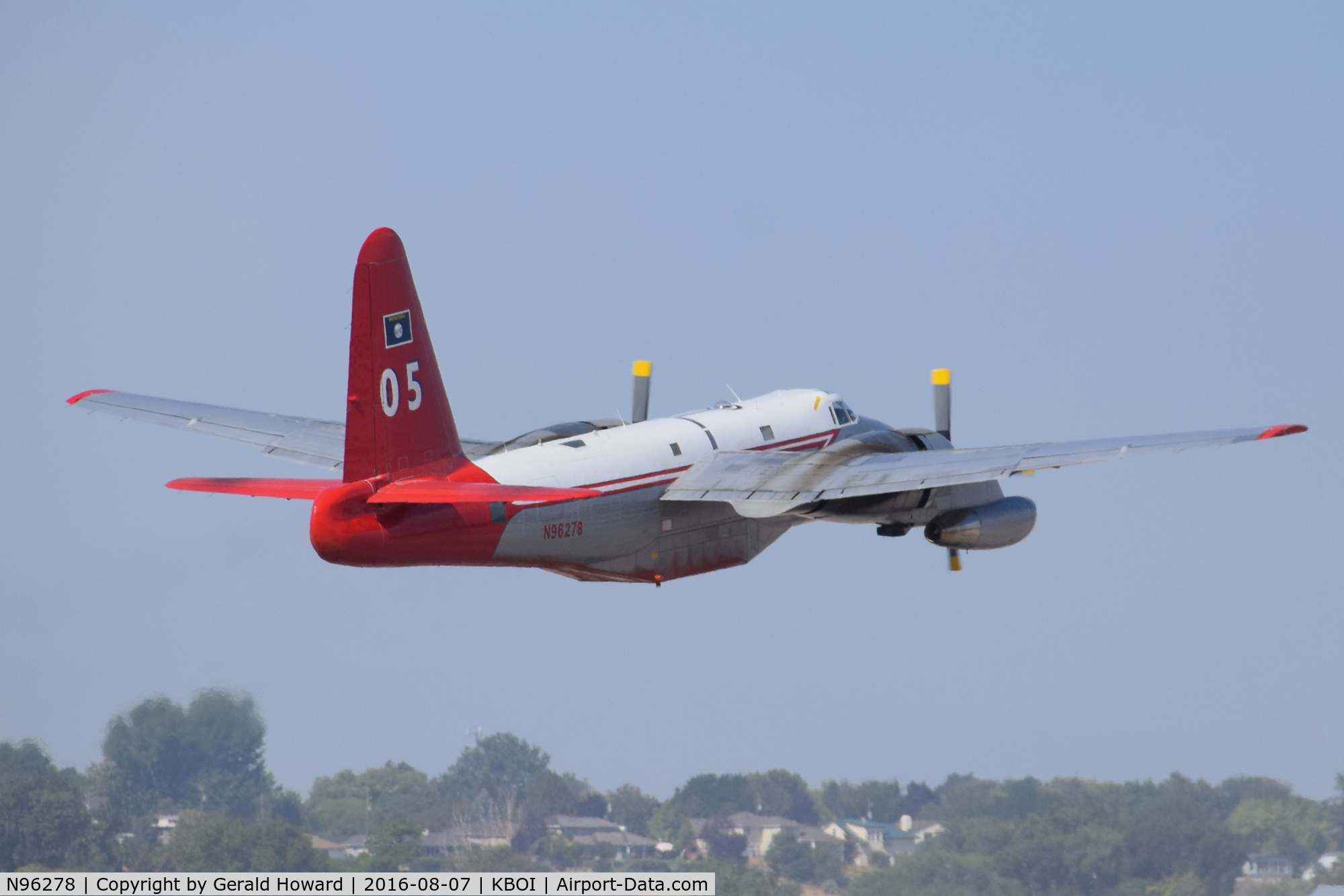 N96278, Lockheed P2V-5F Neptune C/N 426-5340, Departing RWY 28R.