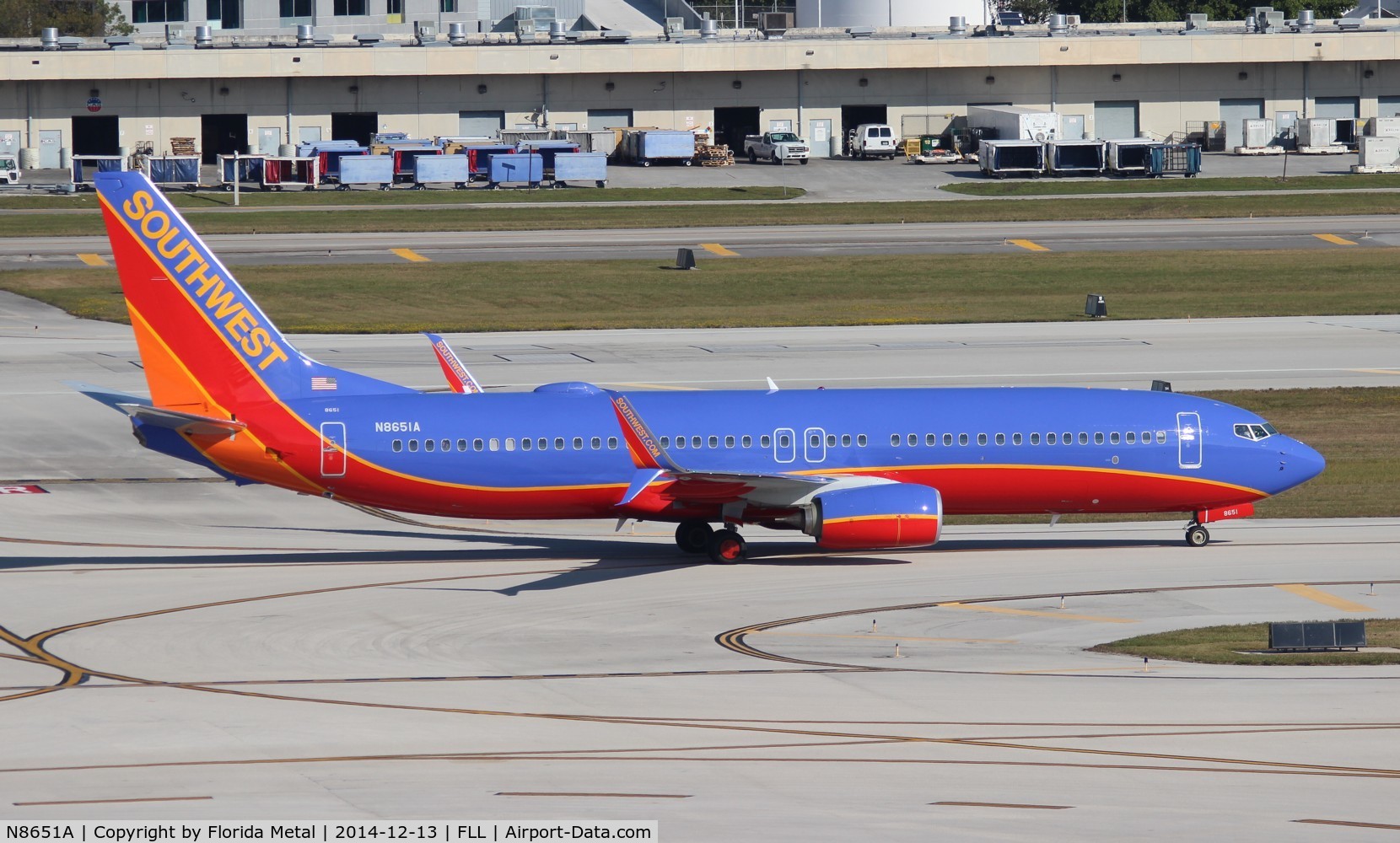 N8651A, 2014 Boeing 737-8H4 C/N 36920, Southwest