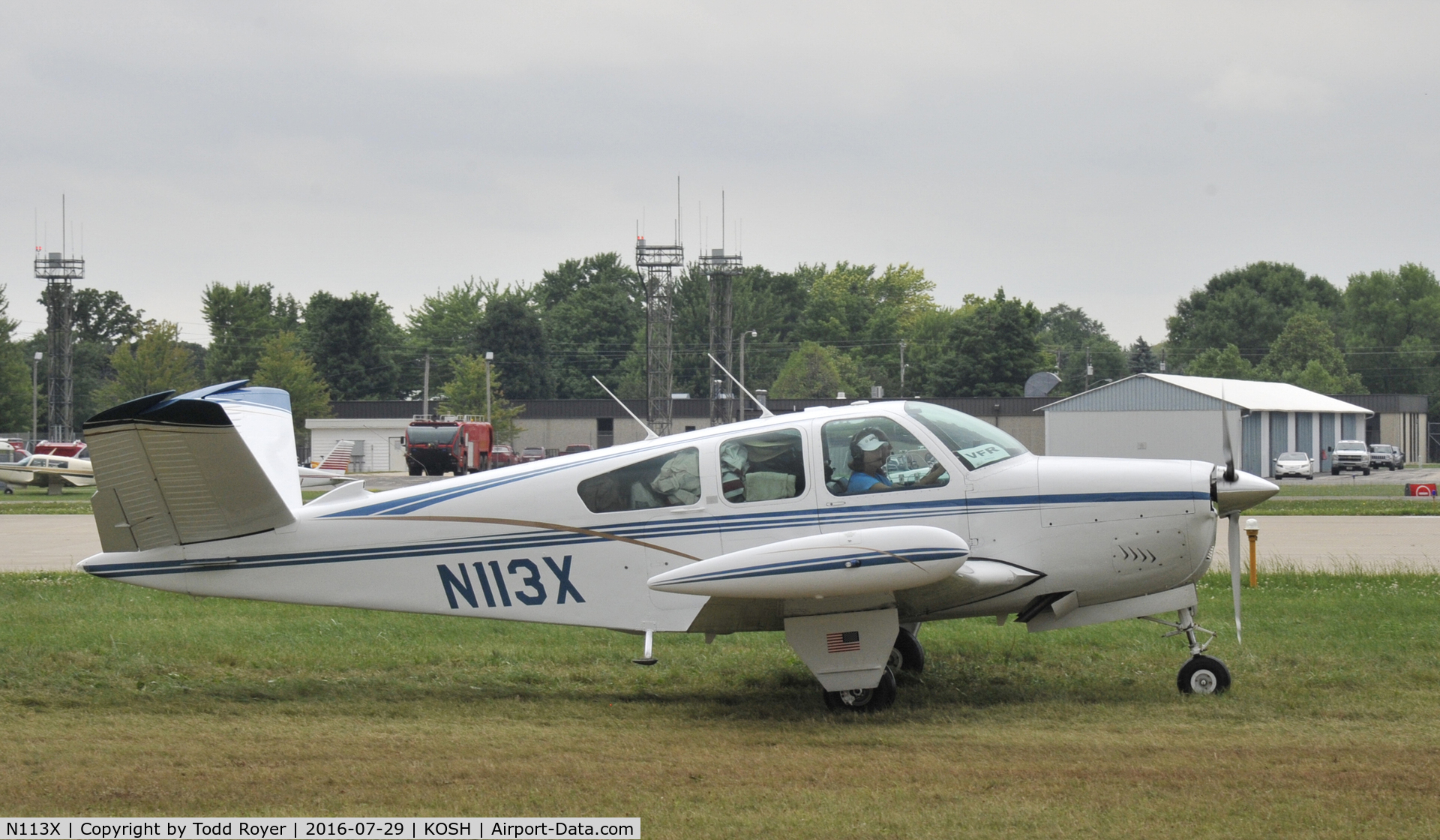 N113X, 1966 Beech V35 Bonanza C/N D-8112, Airventure 2016