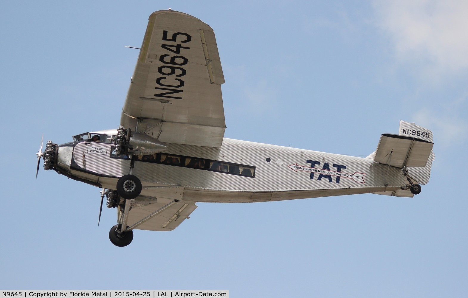 N9645, 1928 Ford 5-AT-B Tri-Motor C/N 8, Ford Trimotor