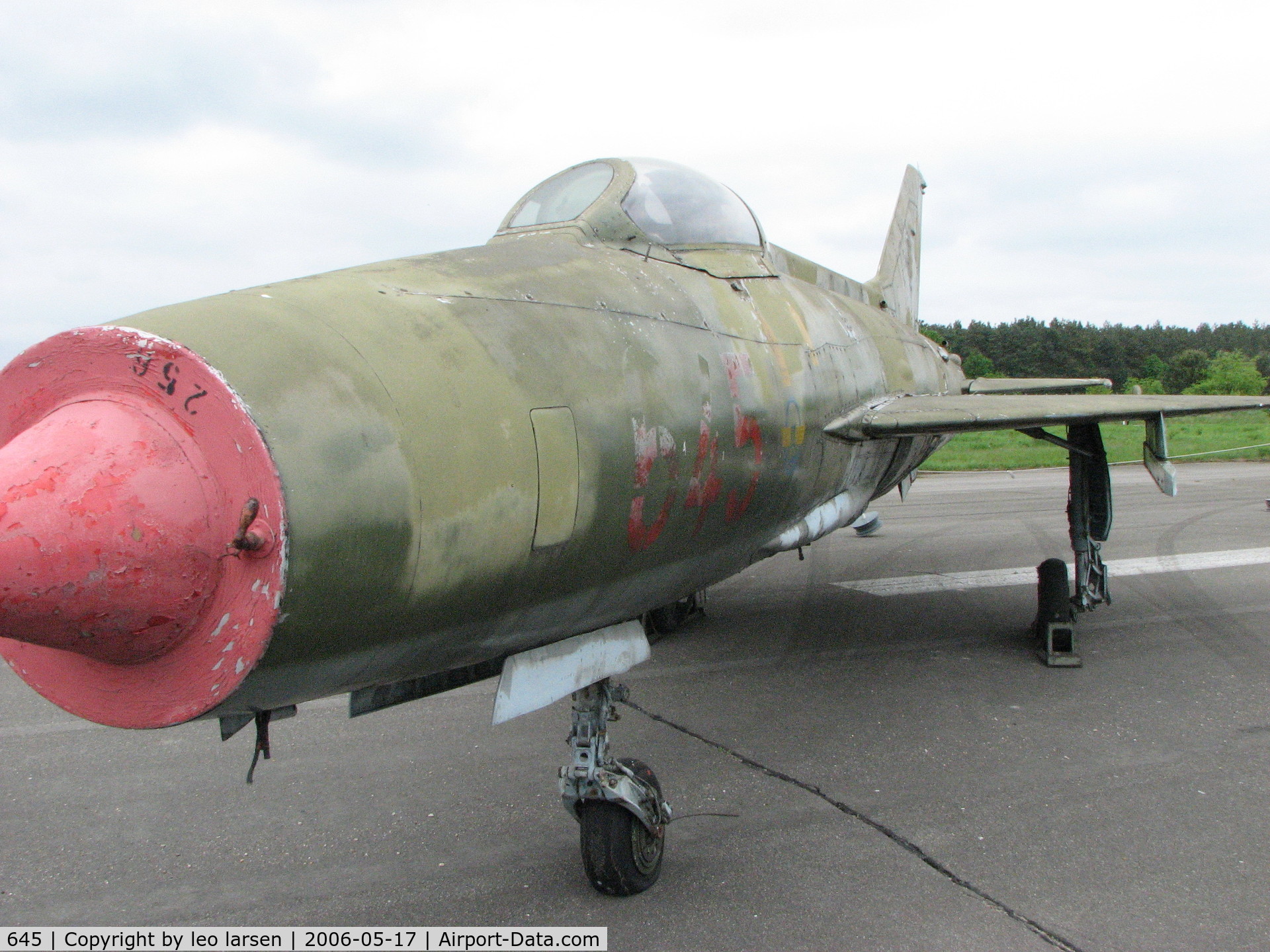 645, Mikoyan-Gurevich MiG-21F-13 C/N 741924, Berlin Gatow Museum 17.5.2006