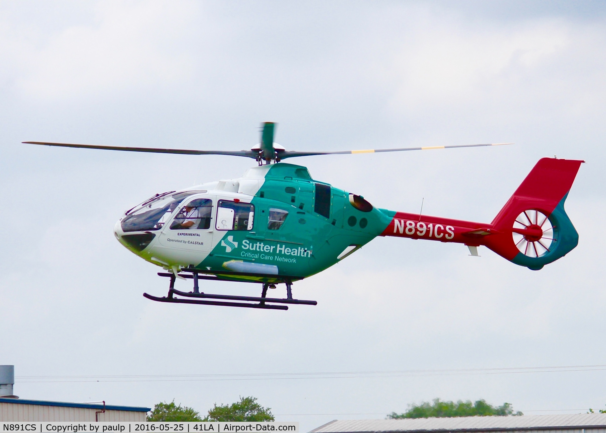 N891CS, 2015 Airbus Helicopters EC-135P-3 C/N 1195, At Metro Aviation.