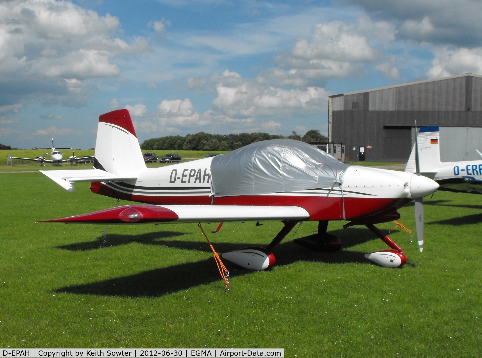 D-EPAH, 2008 Vans RV-9A C/N 2002175, Visiting Fowlmere