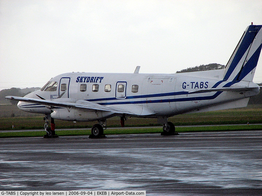 G-TABS, 1979 Embraer EMB-110P1 Bandeirante C/N 110.212, Esbjerg 4.9.2006
