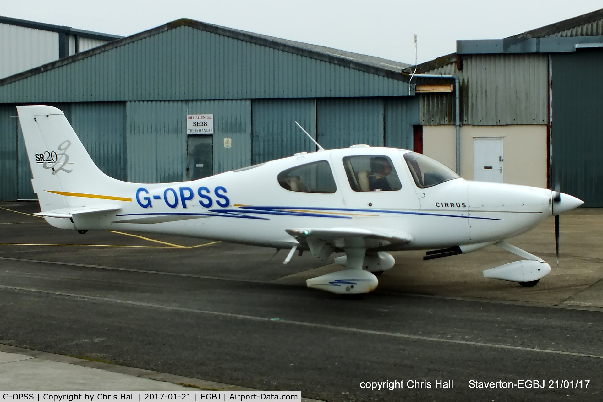 G-OPSS, 2004 Cirrus SR20 G2 C/N 1458, at Staverton