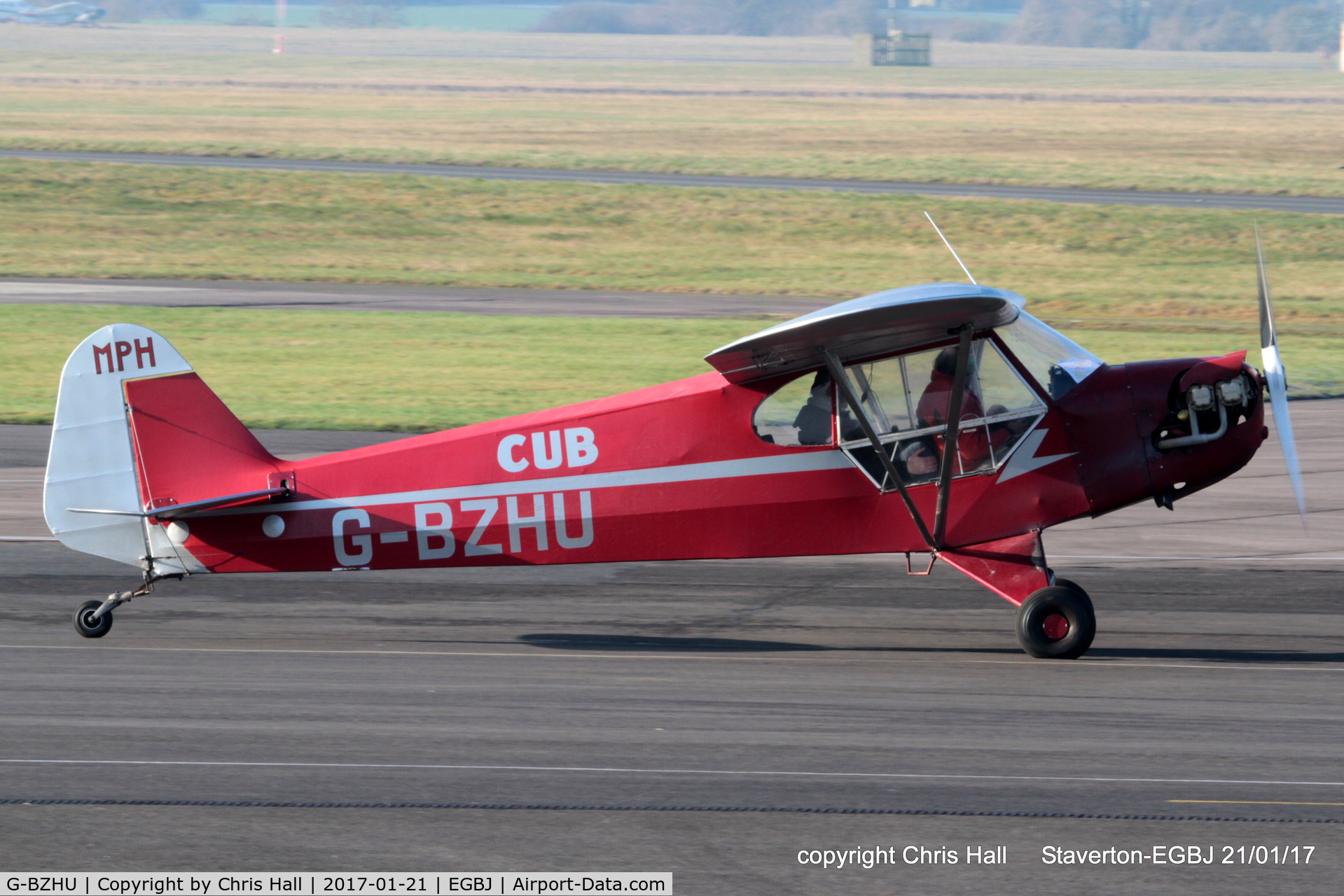 G-BZHU, 1982 Wag-Aero Sport Trainer C/N AACA/351, at Staverton