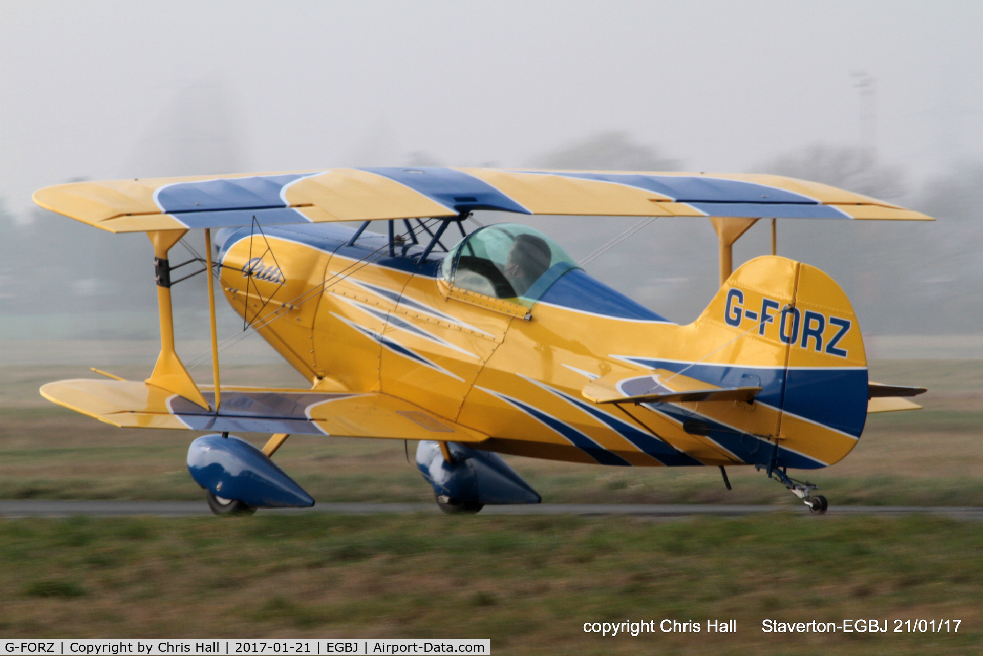 G-FORZ, 1999 Pitts S-1S Special C/N PFA 009-13393, at Staverton