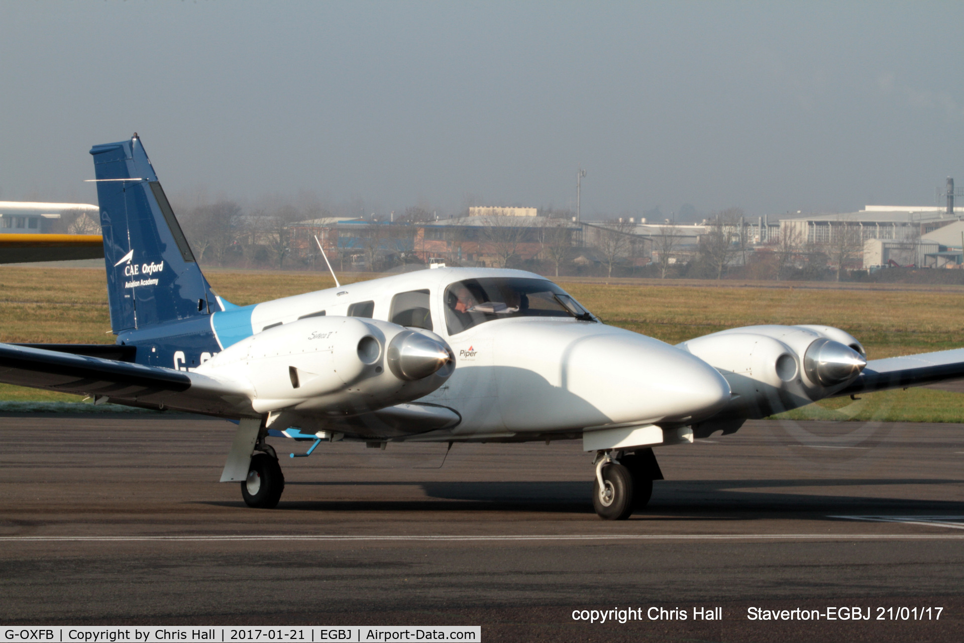 G-OXFB, 2013 Piper PA-34-220T Seneca V C/N 34-49480, at Staverton