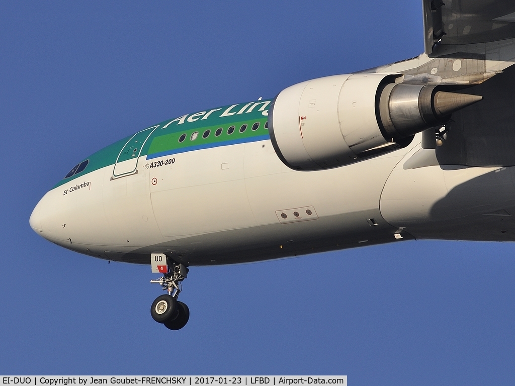 EI-DUO, 2007 Airbus A330-202 C/N 841, EI2504 from Dublin to Sabena Technics