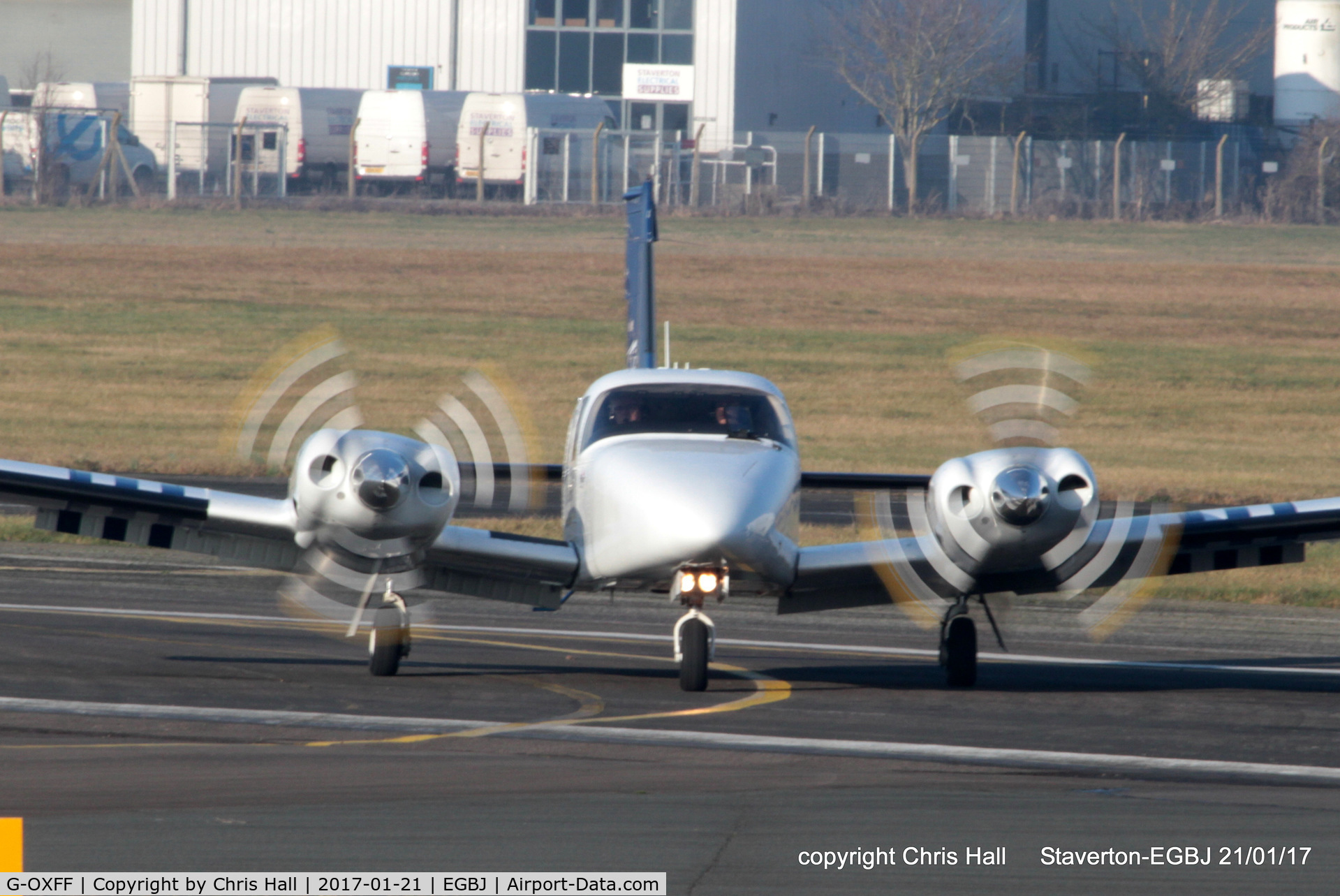 G-OXFF, 2013 Piper PA-34-220T Seneca V C/N 34-49485, at Staverton