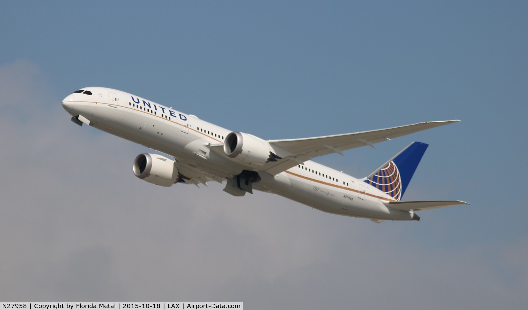 N27958, 2015 Boeing 787-9 Dreamliner C/N 36406, United