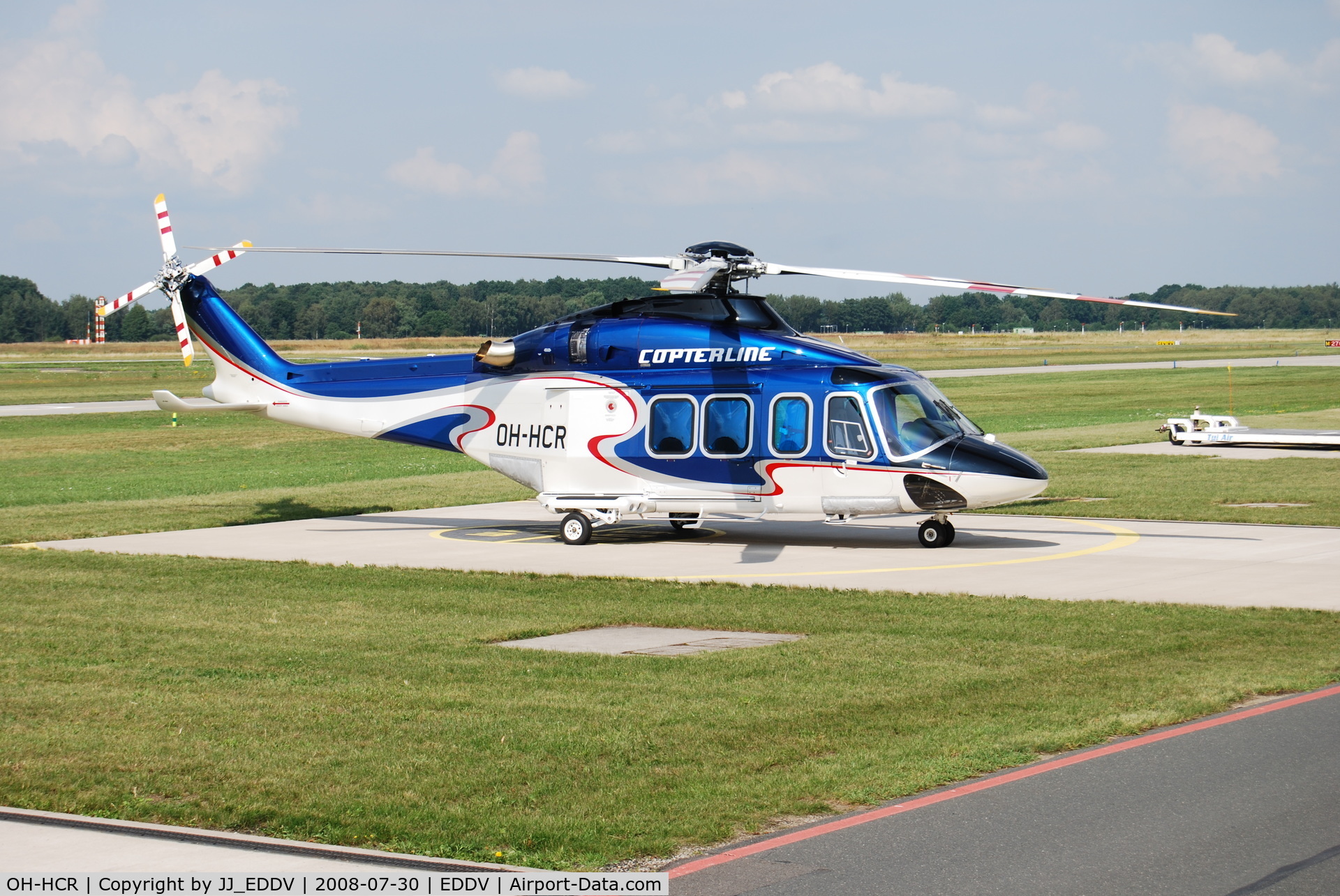 OH-HCR, AgustaWestland AW-139 C/N 31142, First Lananding in HAF with a AW139