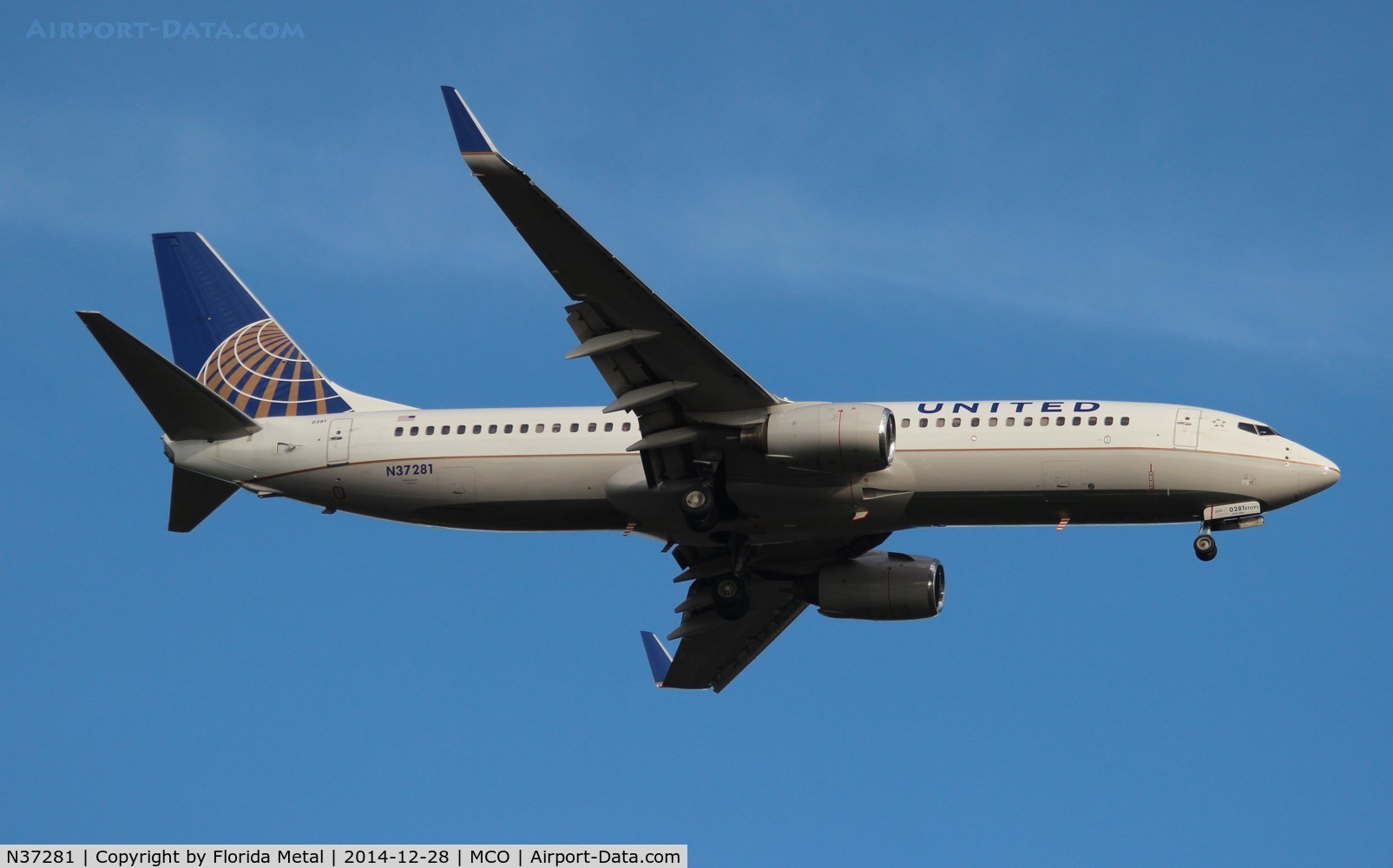 N37281, 2003 Boeing 737-824 C/N 31599, United