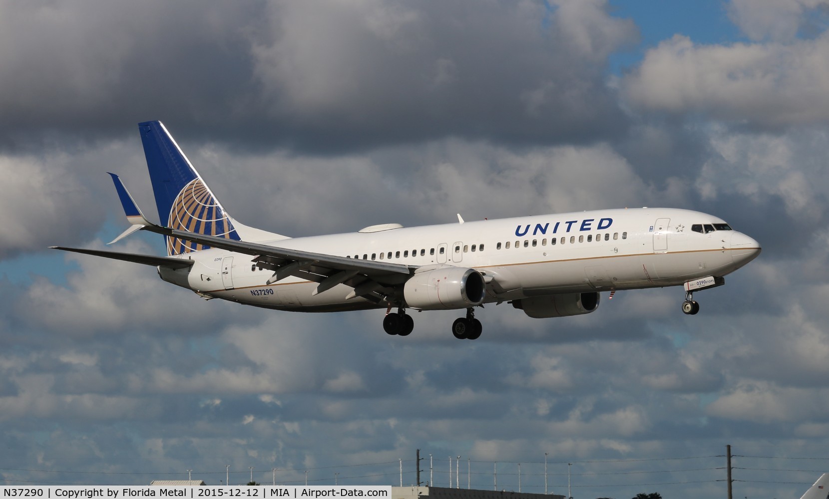 N37290, 2004 Boeing 737-824 C/N 31601, United