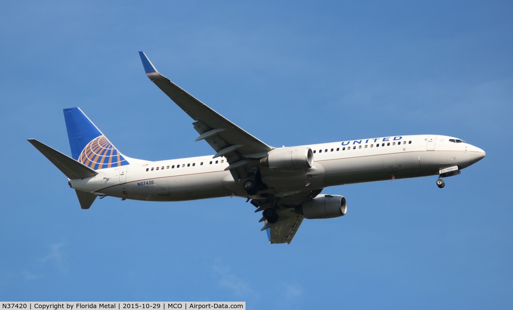 N37420, 2008 Boeing 737-924/ER C/N 33457, United