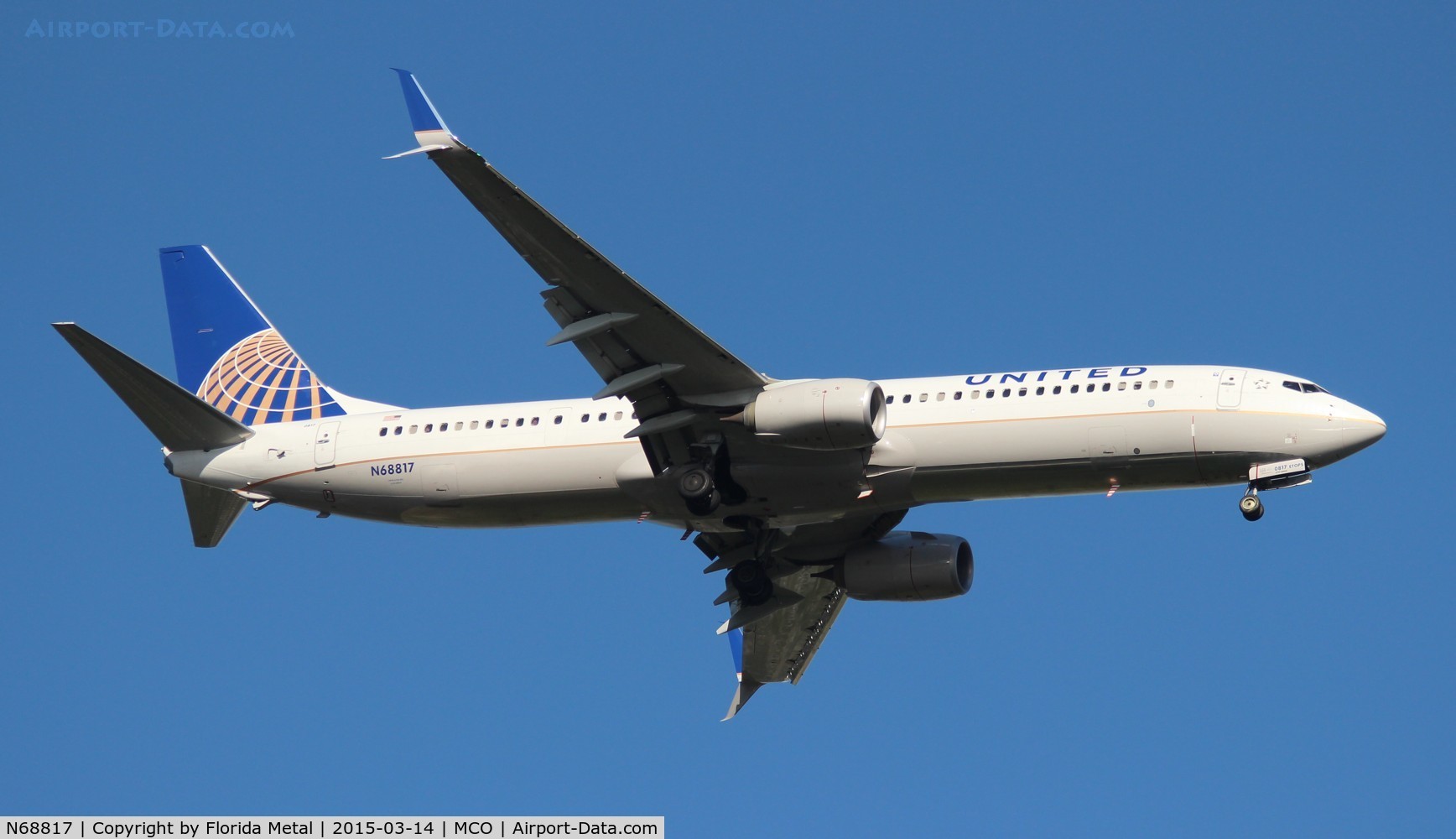 N68817, 2014 Boeing 737-924/ER C/N 42747, United