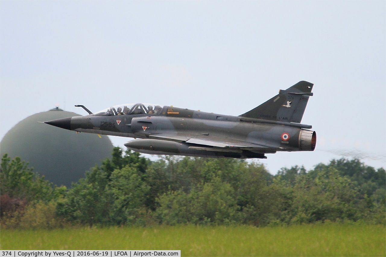 374, Dassault Mirage 2000N C/N not found 374, Dassault Mirage 2000N, Take off rwy 24, Avord Air Base 702 (LFOA) Open day 2016