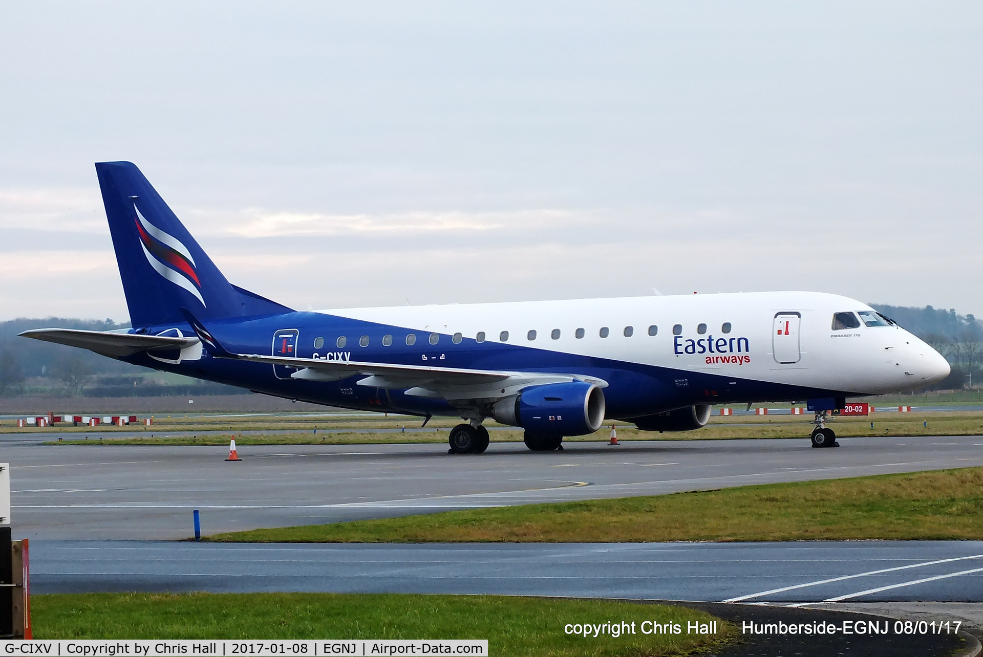 G-CIXV, 2005 Embraer 170LR (ERJ-170-100LR) C/N 17000111, Eastern Airways