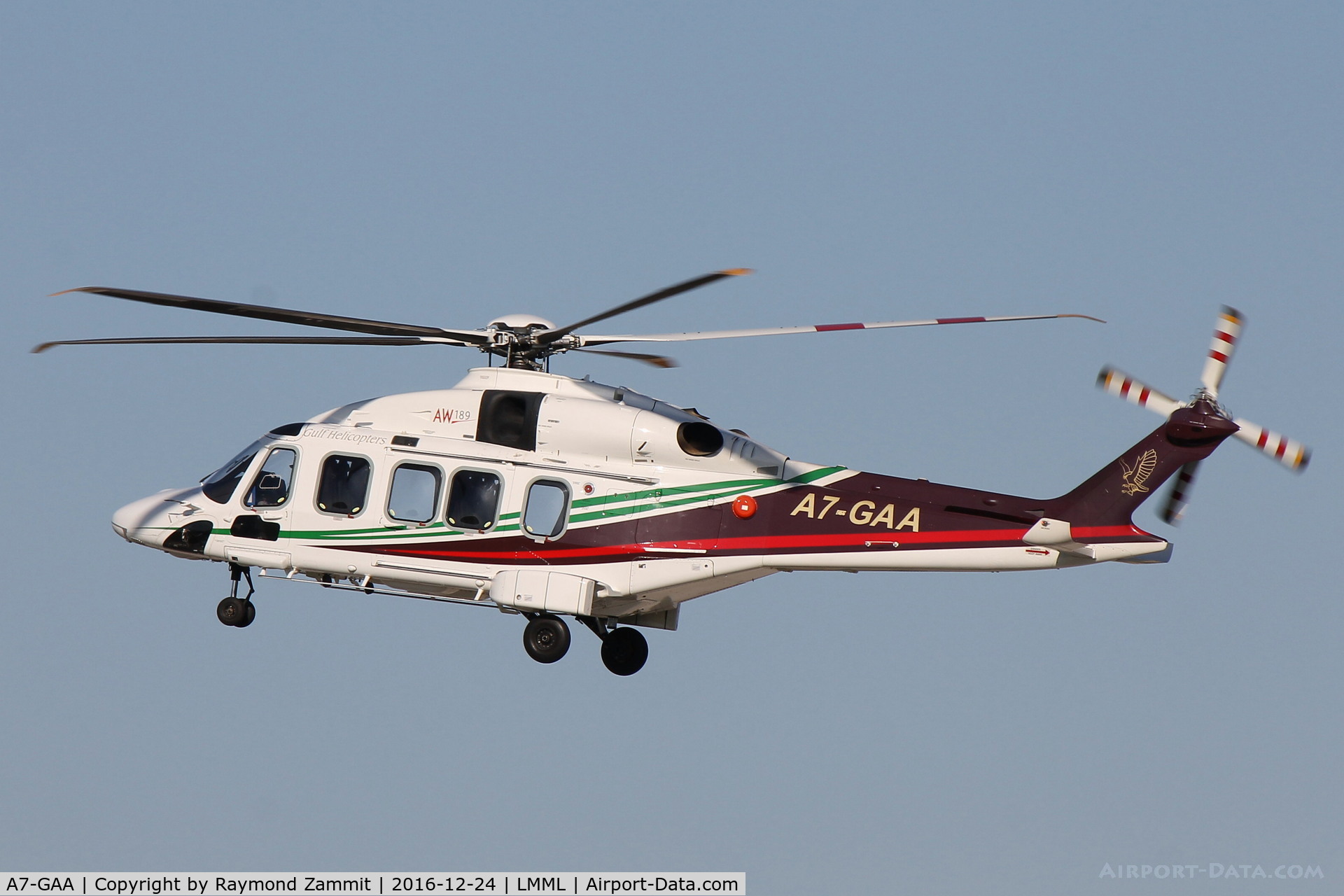A7-GAA, AgustaWestland AW-189 C/N 49009, Agusta Westland AW-189 A7-GAA Gulf Helicopters