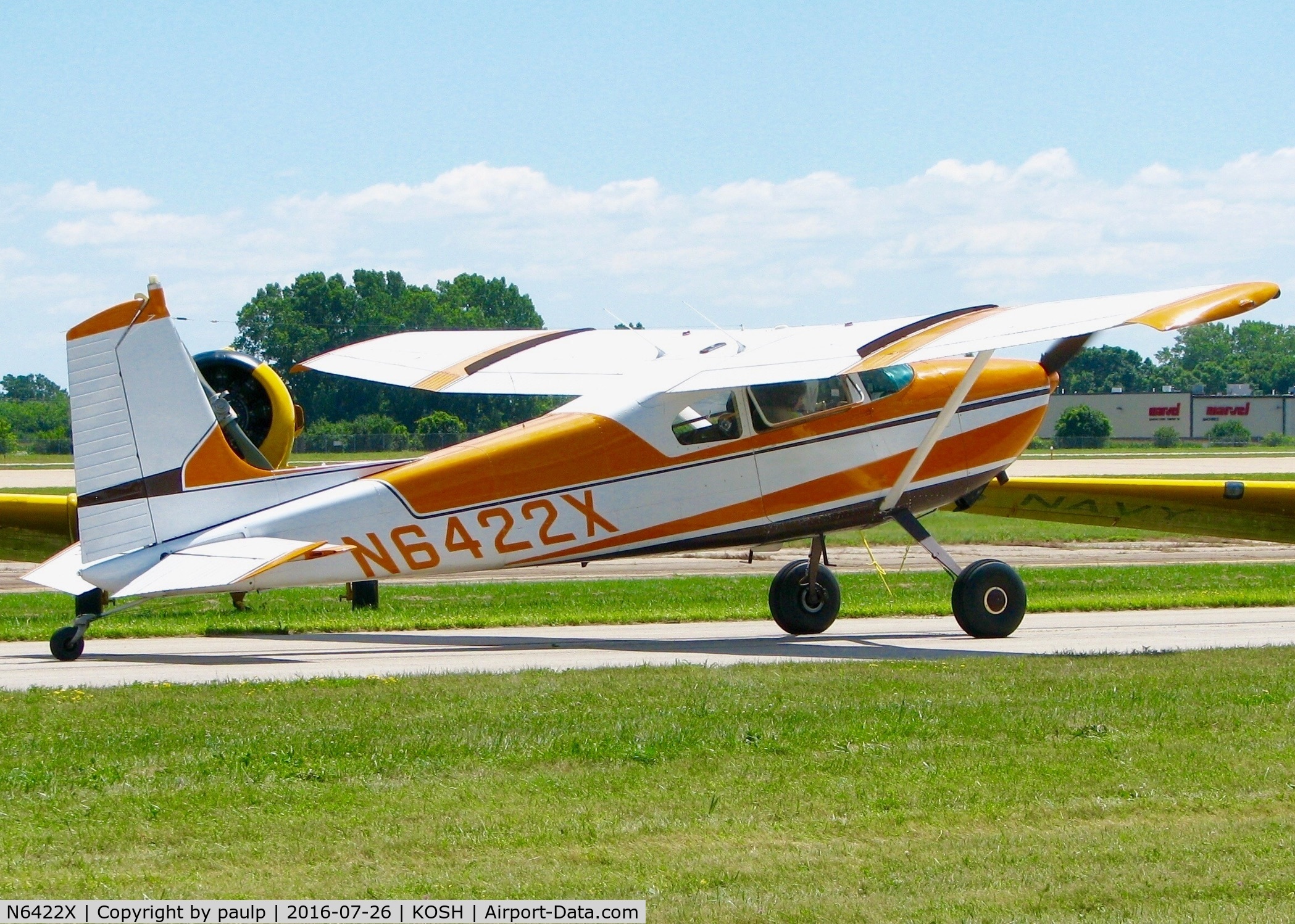 N6422X, 1960 Cessna 180D C/N 18050922, At Oshkosh.