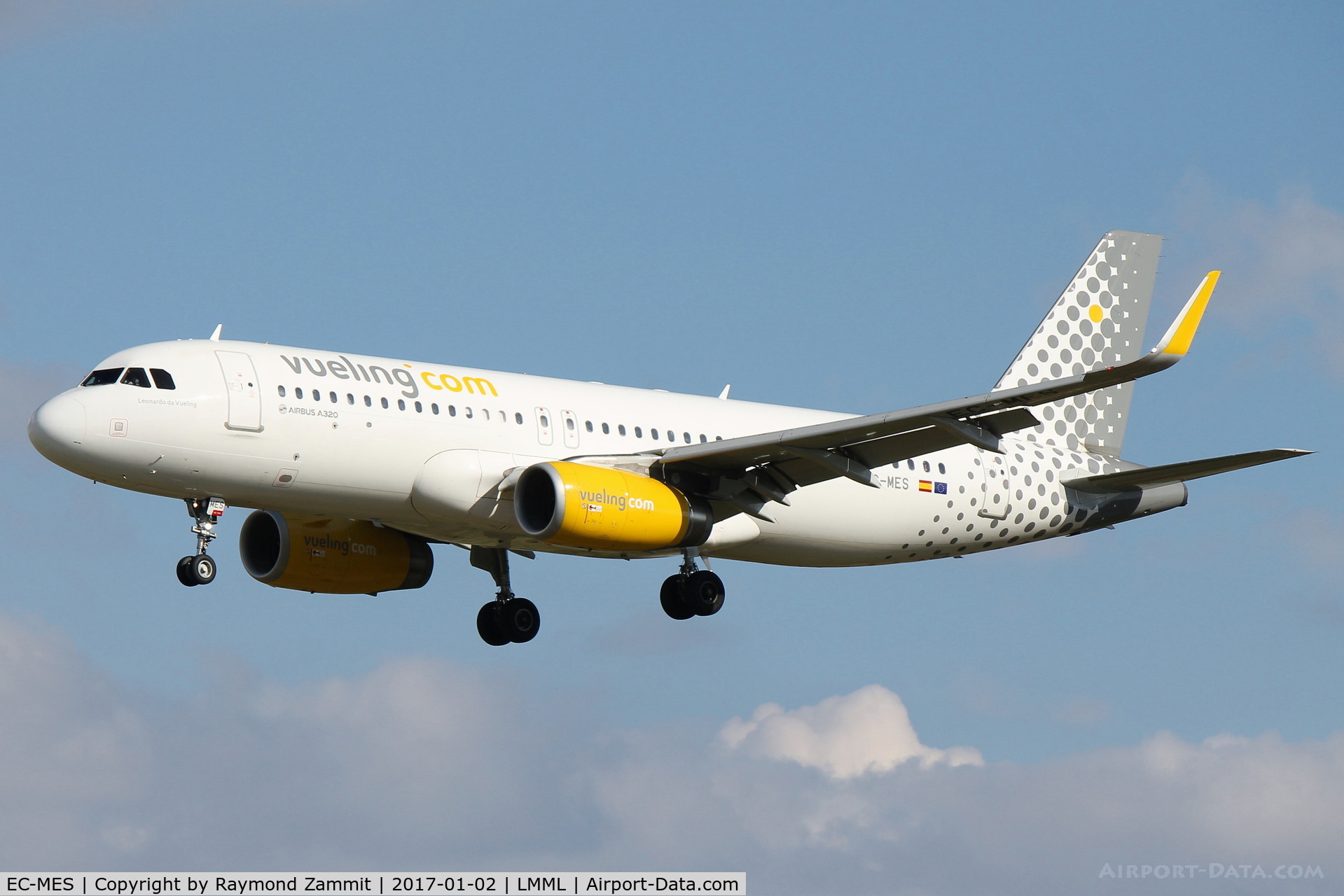 EC-MES, 2015 Airbus A320-232 C/N 6518, A320 EC-MES Vueling