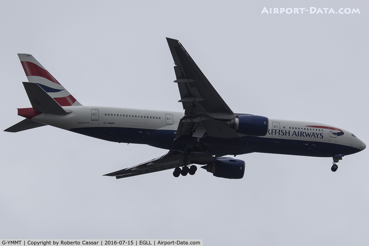 G-YMMT, 2009 Boeing 777-236/ER C/N 36518, Heathrow 2016