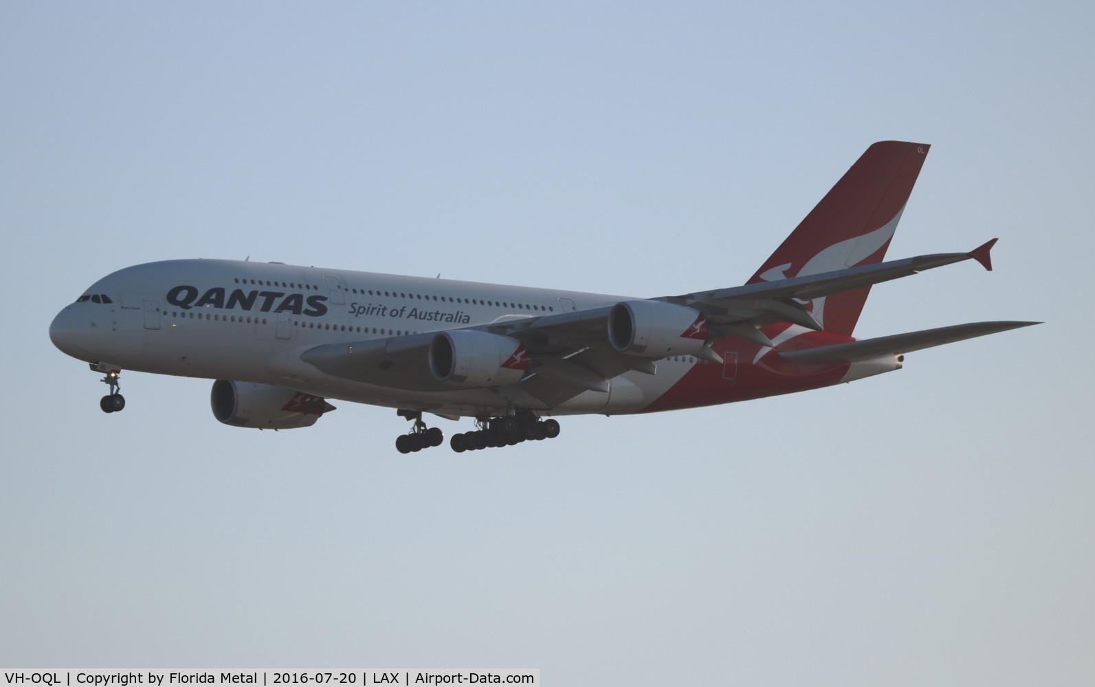 VH-OQL, 2011 Airbus A380-842 C/N 074, Qantas