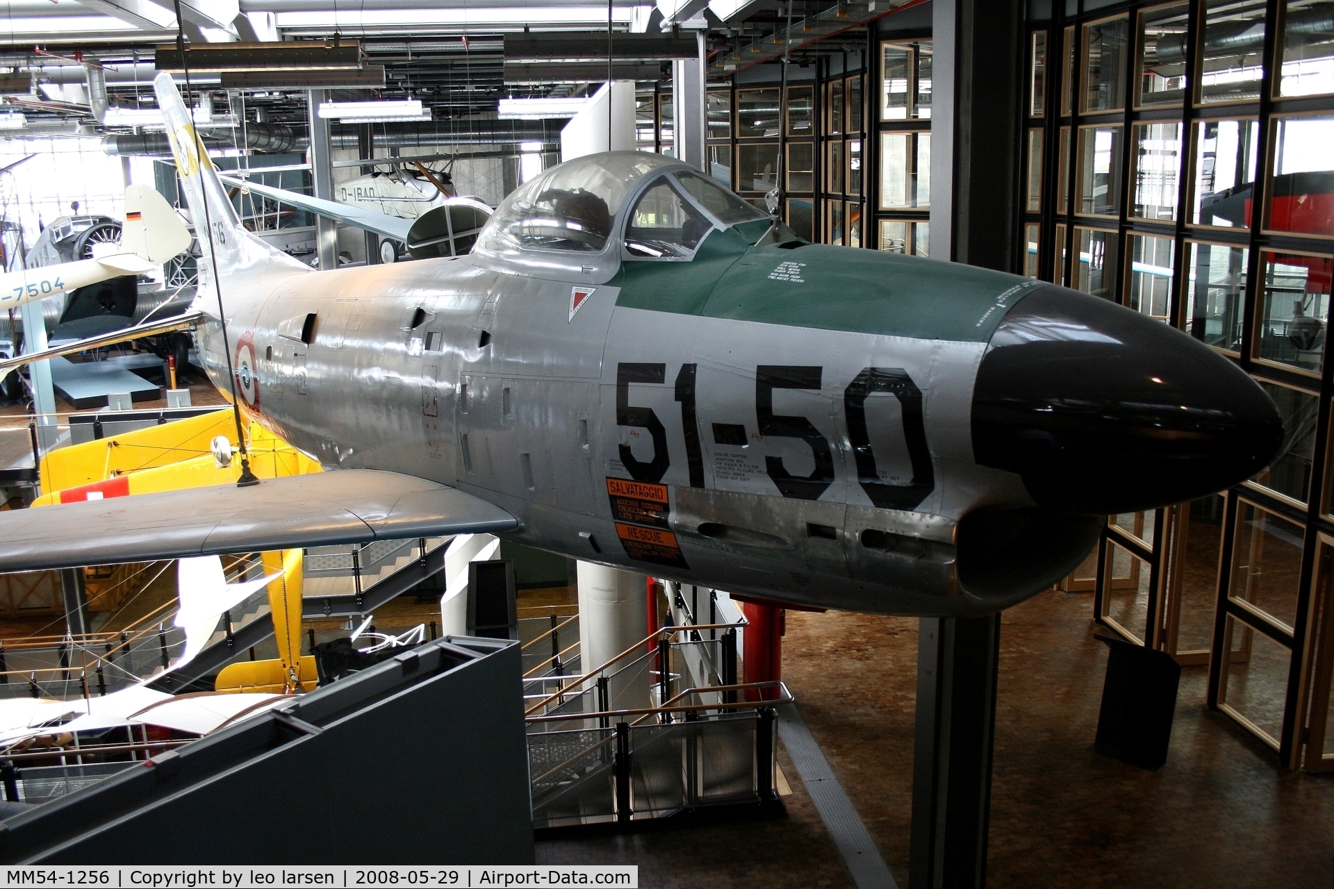 MM54-1256, North American (Fiat) F-86K Sabre C/N 213-26, Technikmuseum Berlin 29.5.2008