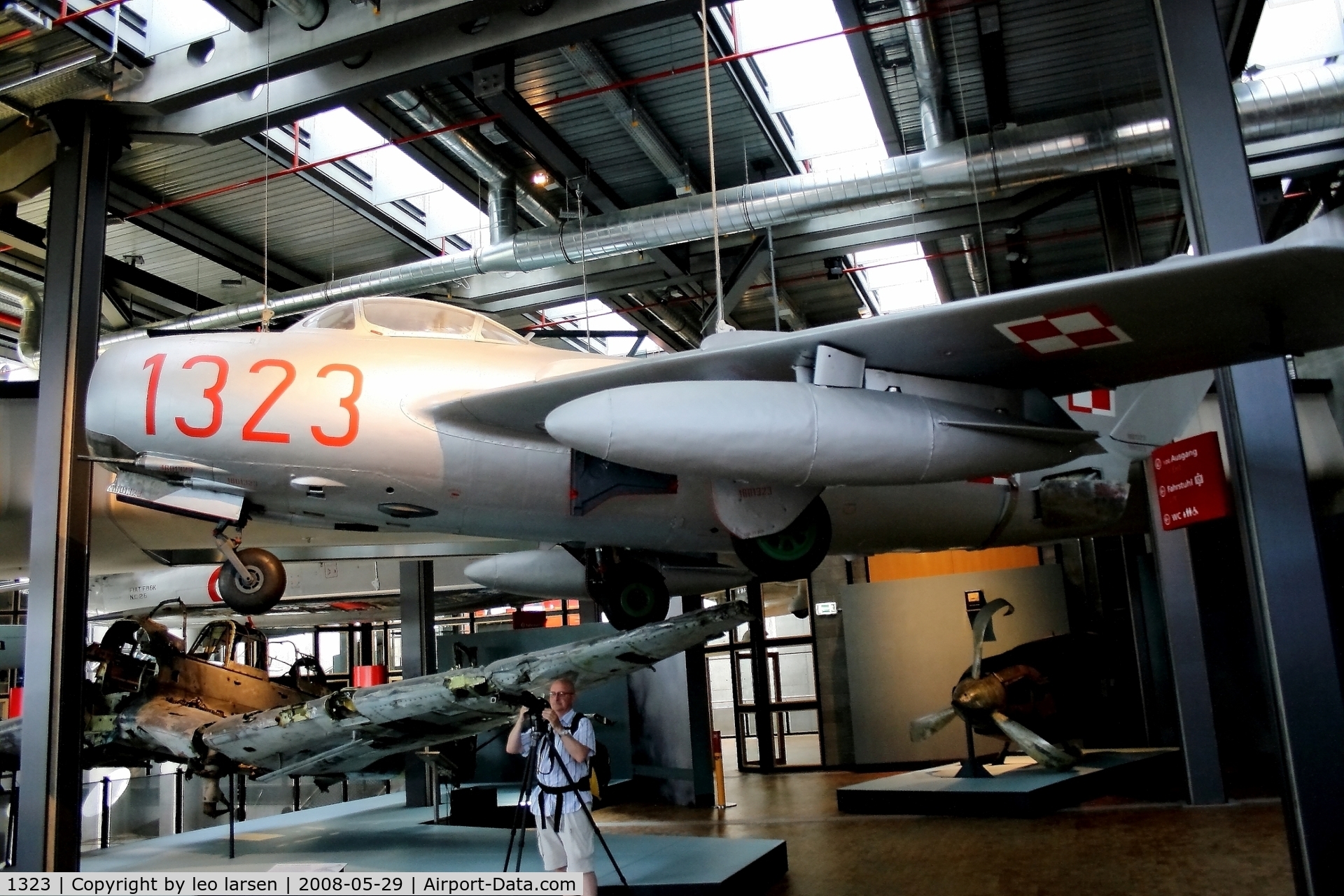 1323, PZL-Mielec Lim-2 (MiG-15bis) C/N 1B01323, Technikmuseum Berlin 29.5.2008