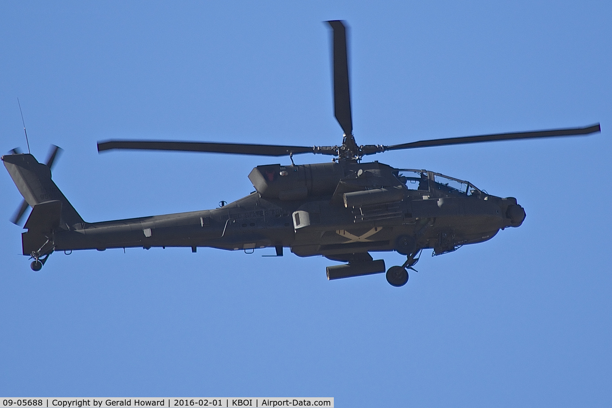 09-05688, 2009 Boeing AH-64D Longbow Apache C/N PVD688, 1-183rd AVN BN, Idaho Army National Guard
