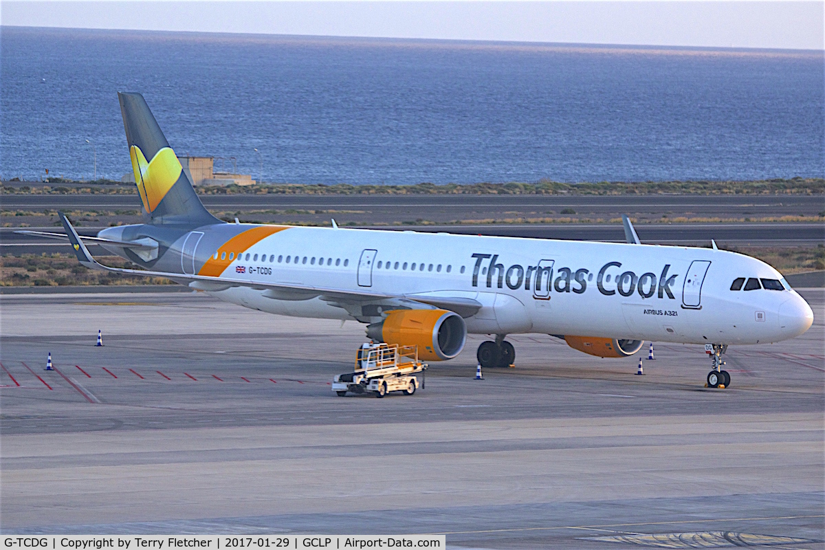 G-TCDG, 2014 Airbus A321-211 C/N 6122, at Gran Canaria
