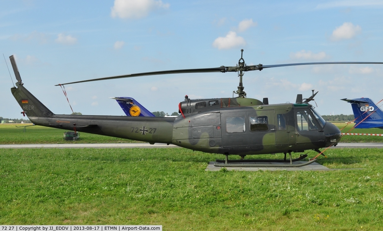 72 27, Bell (Dornier) UH-1D Iroquois (205) C/N 8347, Nice visitor at ETMN