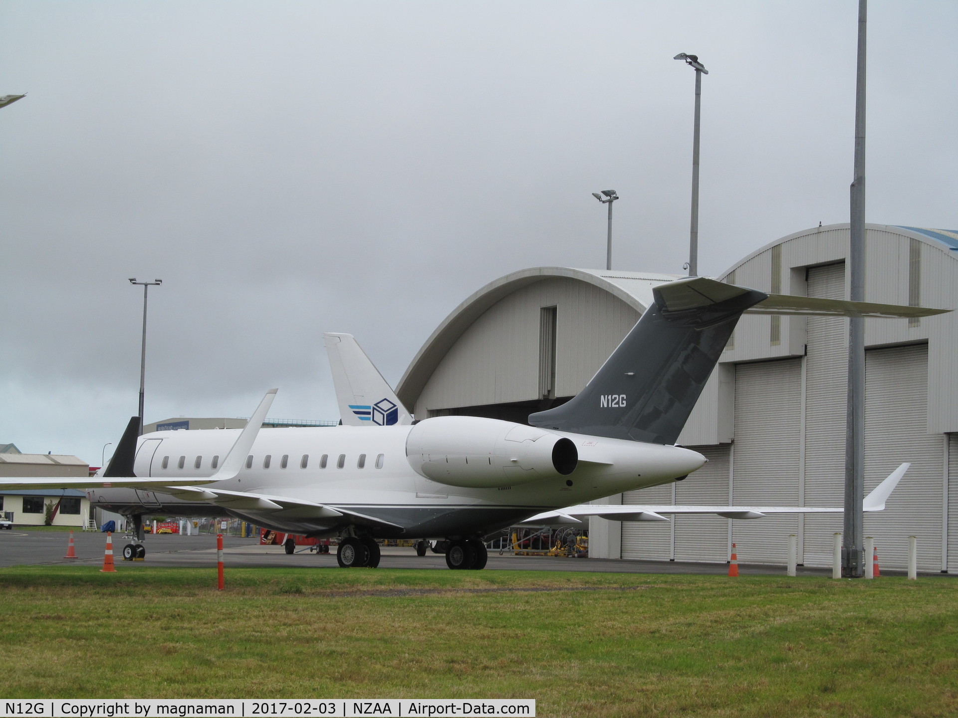 N12G, 2014 Bombardier BD-700-1A10 Global 6000 C/N 9641, back in NZ - owner has 