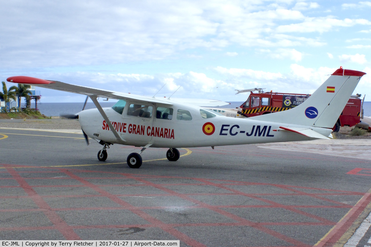 EC-JML, Cessna U206G Stationair C/N U20605368, At Aeroclub San Augustin on Gran Canaria