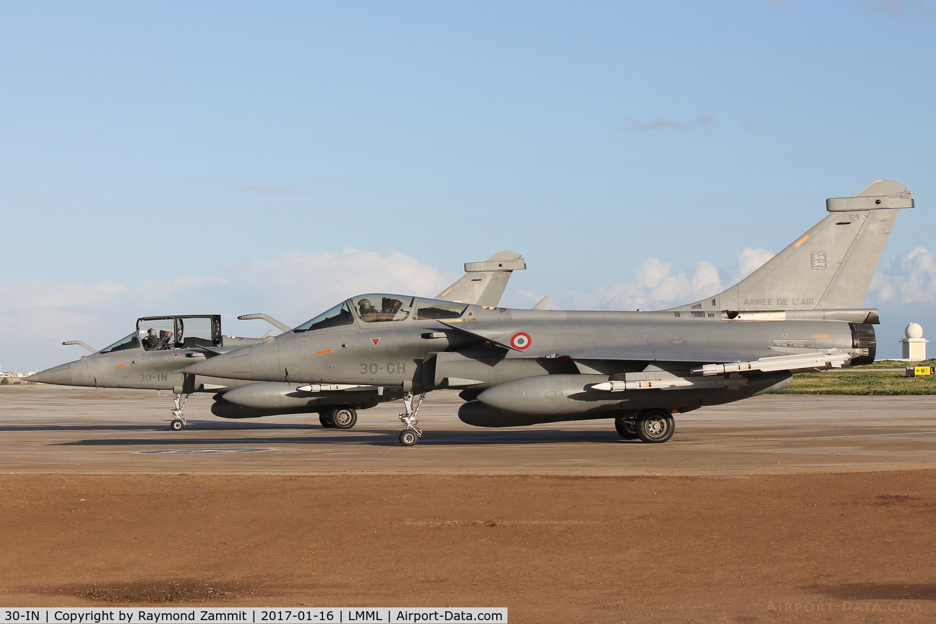 30-IN, Dassault Rafale C C/N 110, Dassault Rafale 110/30-IN and 129/30-GH French Air Force